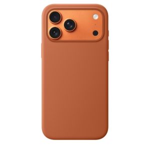 Magnetic Silicone Case for iPhone 18 Pro Max – Red Pottery