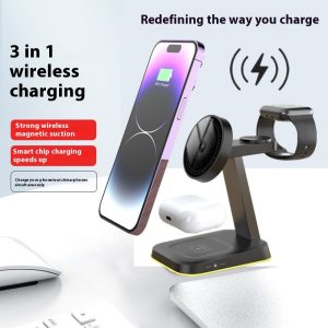 Magnetic Wireless Charger Mobile Desktop Stand