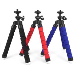 Mobile Phone Mini Flexible Octopus Tripod Stand for Smartphone Clip Holder Mount Stabilizer Video Grip Monopod Table Gorillapod