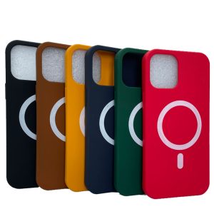 Silicone Magnetic Phone Case Magsafe Magnetic Charging