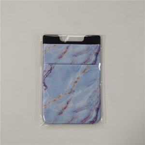 Marble Double-Layer Phone Sticker Card Holder