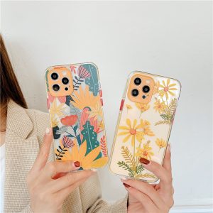 Apple , Flower Phone Case For Iphone, Clear Soft Camera Protector