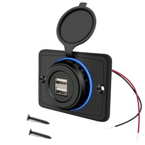 Car Phone Charger With Led Aperture