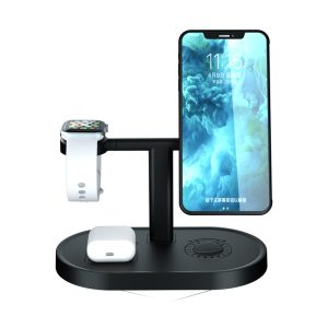 The New Magsafe Aromatherapy Three-in-one Wireless Charger Is Suitable For Iphone12 Magnetic 15w Fast Charging Stand