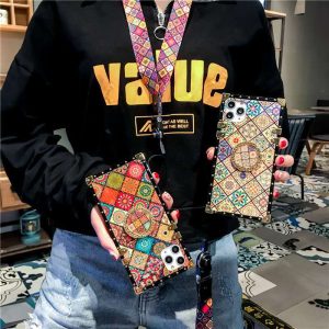 Retro National Style Ring Holder Phone Case