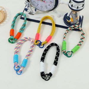 Trendy Woven Mobile Phone Lanyard Keychain