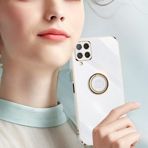 Electroplating Ring Bracket Shockproof Phone Case
