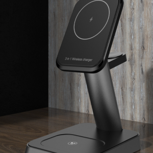 Apple , Magnetic Wireless Charger For Apple Mobile Phone Magsafe Three-in-one Wireless Charger