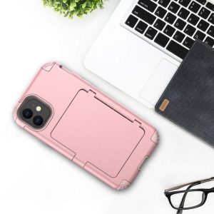 Silicone PC Shockproof Goddess Makeup Mirror Phone Case