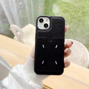 Lychee Pattern Card Shockproof Phone Case