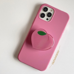 Peach Stand For Mobile Phone Case
