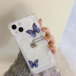Simple Fashion Butterfly Card Holder Phone Case
