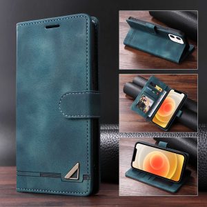 Retro Matte Phone Case With Wallet Function