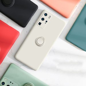 Silicone ring holder shell phone case