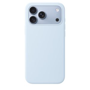 Magnetic Silicone Case for iPhone 18 Pro Max – Clear Blue