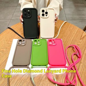 Silicon Carbide Lanyard Phone Case Crossbody Strap