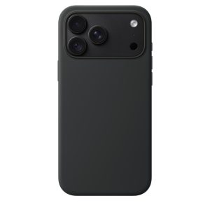 Magnetic Silicone Case for iPhone 18 Pro – Black