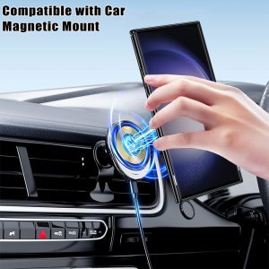Transparent Electroplating Magnetic Phone Case