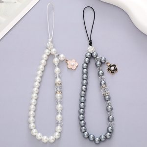 Flower Pendant Mobile Phone Lanyard