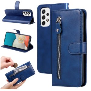 Mobile Phone Leather Case Zipper Wallet Card Holder Protective Case