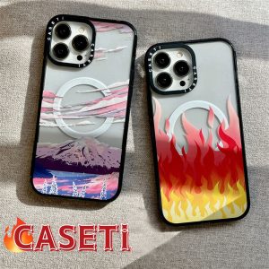 Graffiti Mount Landscape Magnetic Phone Case