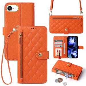 Zipper-strap Crossbody Lanyard Phone Case Bag
