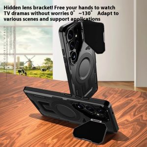 Shield Lens Phone Case Protective Case Magnetic Ring Bracket