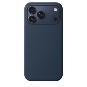 Magnetic Silicone Case for iPhone 18 Pro Max – Navy Blue