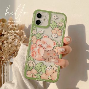 Painted Transparent Silicone Shockproof Phone Case