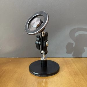 Metal Desktop Round Phone Holder Aluminum Alloy Magnetic Mount