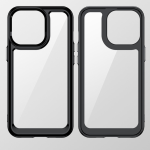 Clear Solid Color Acrylic Phone Case Cover