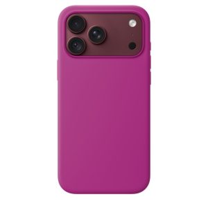 Magnetic Silicone Case for iPhone 18 Pro Max – Magenta