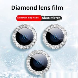 Rhinestone Lens Protector For Mobile Phones