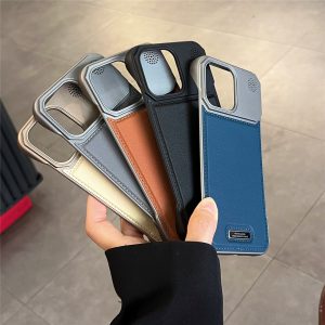 Aromatherapy Leather Magnetic Phone Case 17 High-grade Frameless Hard Protective Case