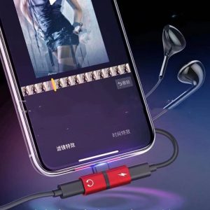 Simple Mobile Phone 2-in-1 Audio Adapter