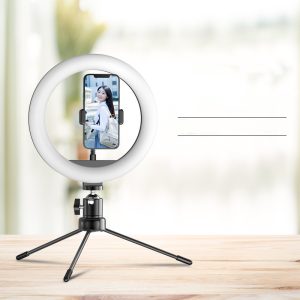 10 Inch Beauty Lamp Mobile Phone Stand Tripod
