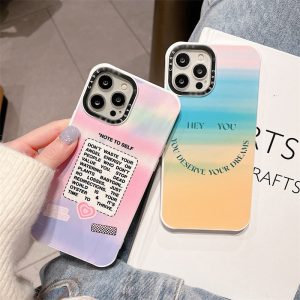 New Simple Graffiti Love Phone Case Shockproof