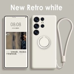Liquid Silicone Ring Holder Phone Case