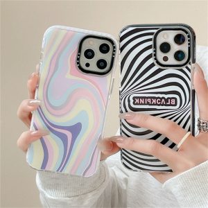 Graffiti Watercolor Stripes Shockproof Phone Case