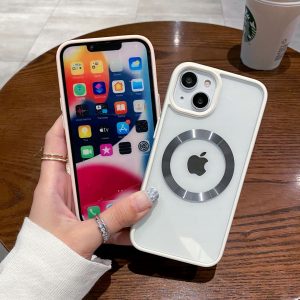 Applicable Transparent Magsafe Magnetic 13promax Phone Case