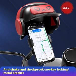 Small Helmet Mobile Phone Bracket Electric Car Take-out Rider Motorcycle Mount