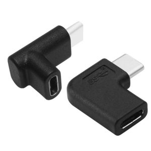 Mobile Phone Adapter Type C To USB Female Adapter 90 Degree Type C Adapter